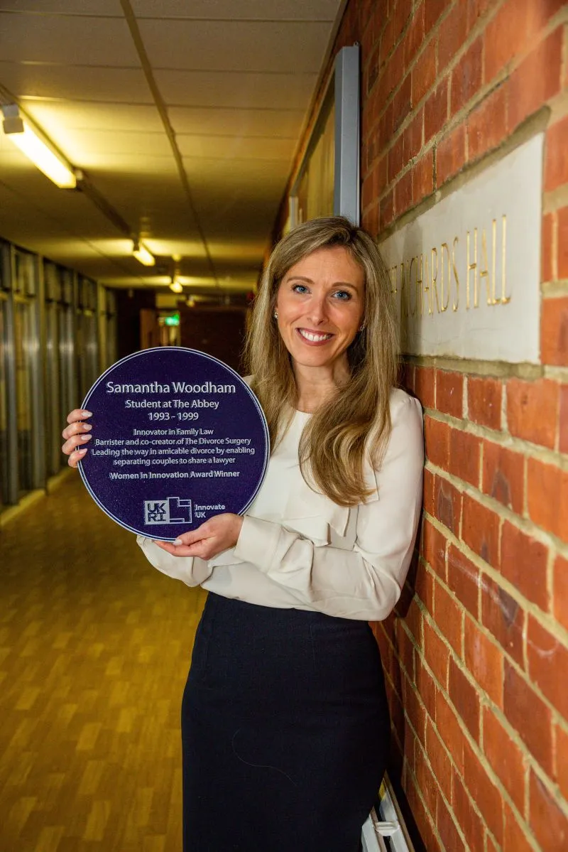 Our Co-Founder Samantha Is Honoured With A Purple Plaque