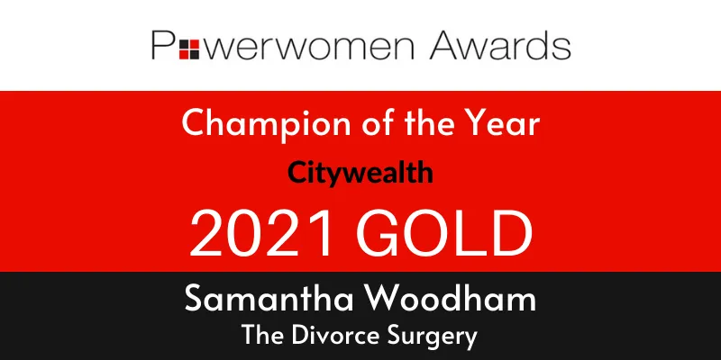 Samantha Woodham Wins Champion of the Year at the CityWealth Powerwomen Awards 2021