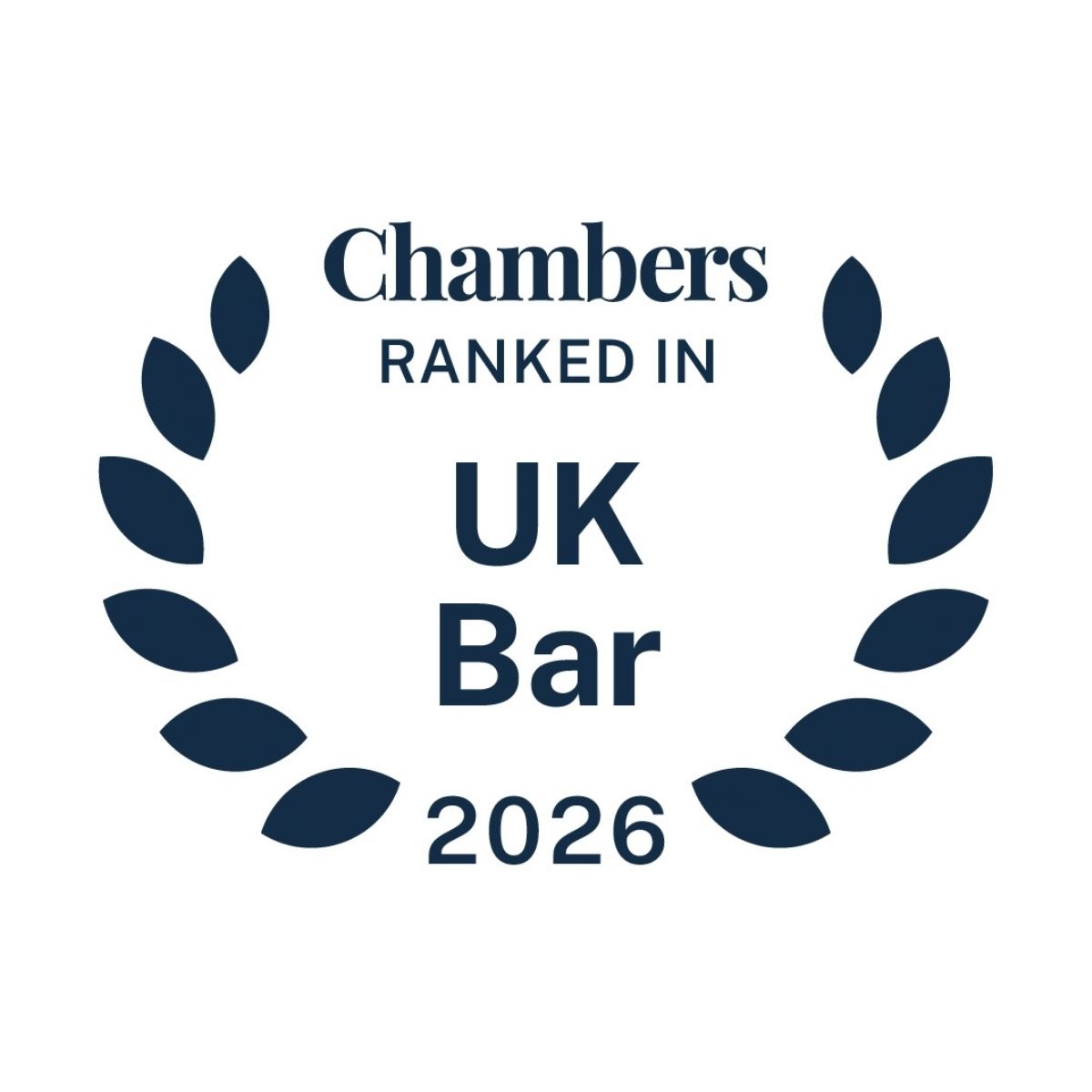 Chambers and Partners UK Bar 2026, Ranked