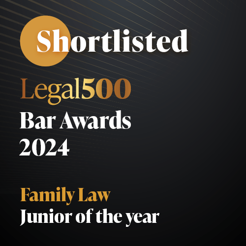 The Legal 500 Bar Awards 2024, Family Law Junior of the Year, Shortlisted